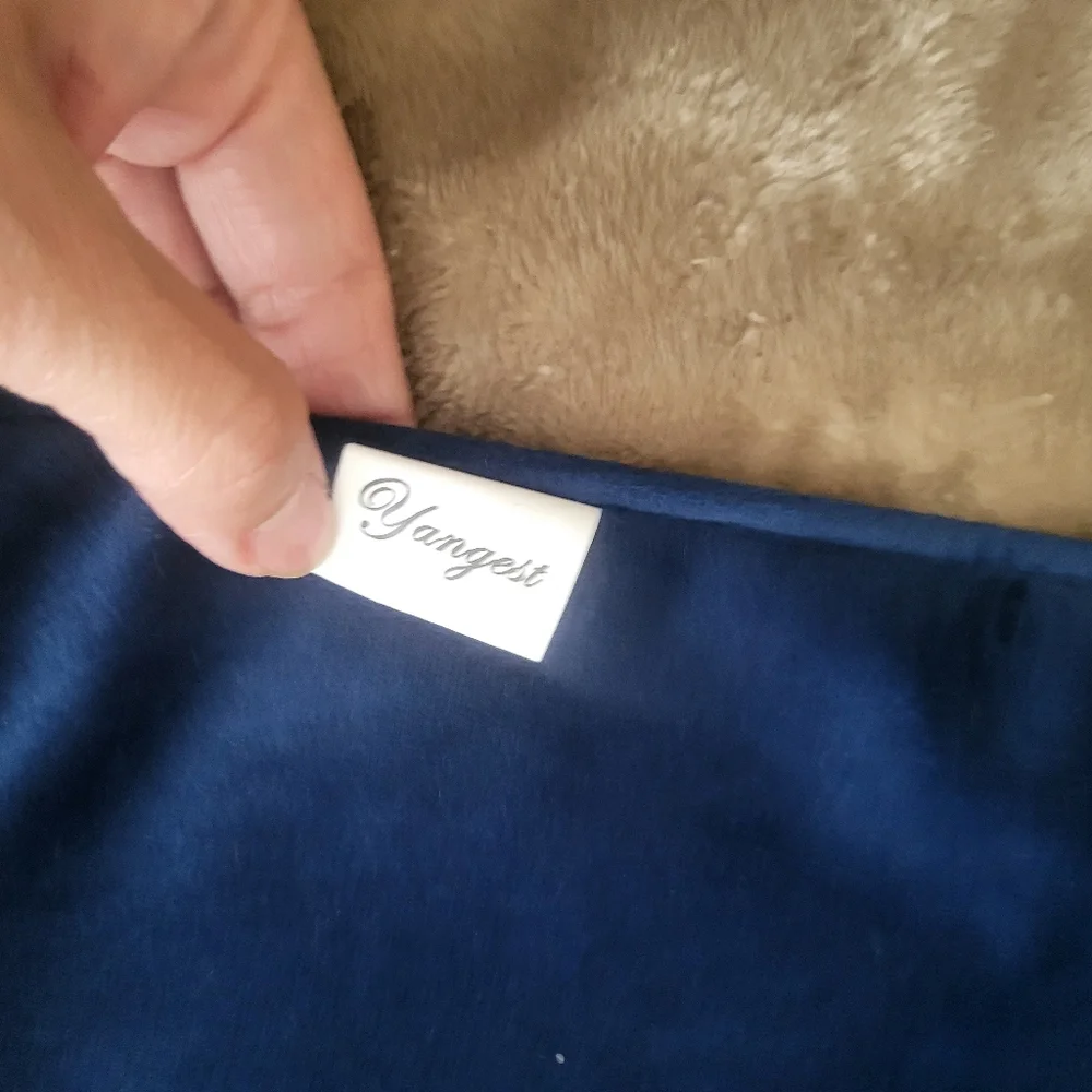 * NEW Blue and Gray‎ Decorative Pillow Cover 1 Only